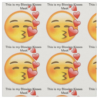 Tissu C'est mon masque des baisers