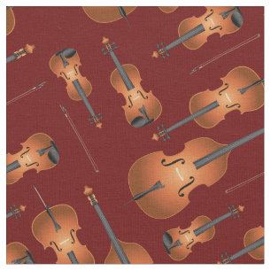 Tissu Chaîne Quartet Instruments Musique Rouge