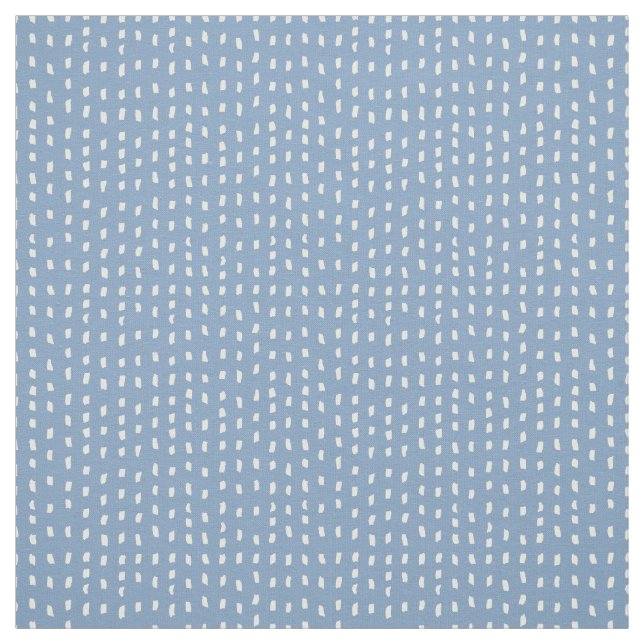 Tissu Chambray Blue Rustic Dash Paint Texture (Échantillon)