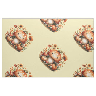 Tissu Chambres Cutie Automne - Champignons Automatiques 