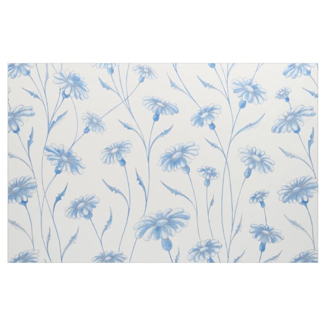 Tissu Chamomile Bleu (Fat Quarter)