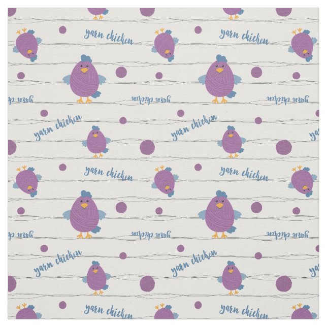Tissu Champion de poule pourpre et bleu (Échantillon)