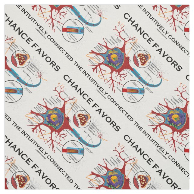 Tissu Chance Favorisera Le Neuron Intuitivement Connecté (Échantillon)