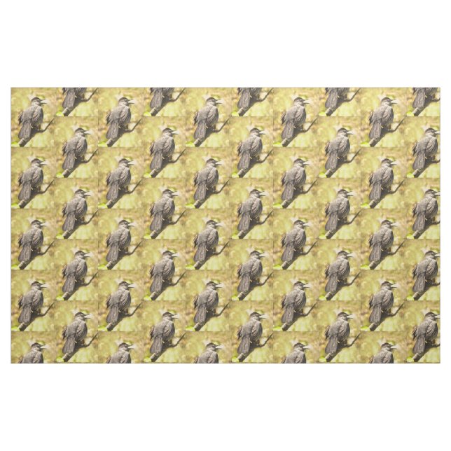 Tissu Chanter Grey Catbird Fabric (Fat Quarter)
