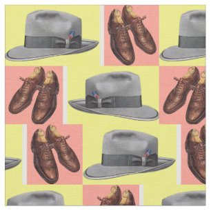 Tissu chapeau feutré des années 1950 et copie de
