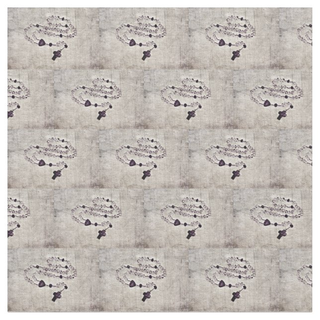 Tissu Chapelet catholique (Fermer)