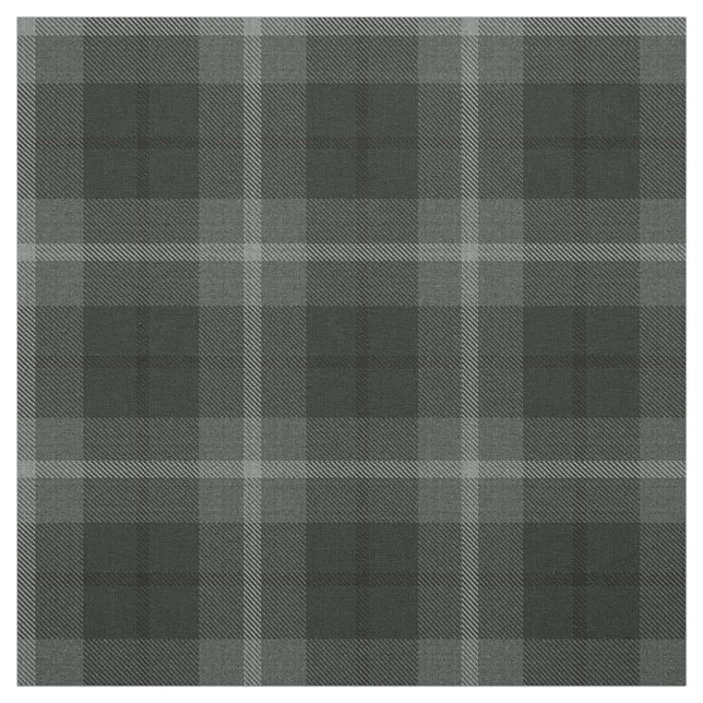 Tissu Charchoal, gris, plaid noir/blanc de gris, de (Échantillon)