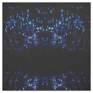 Tissu Chardon de lune bleue