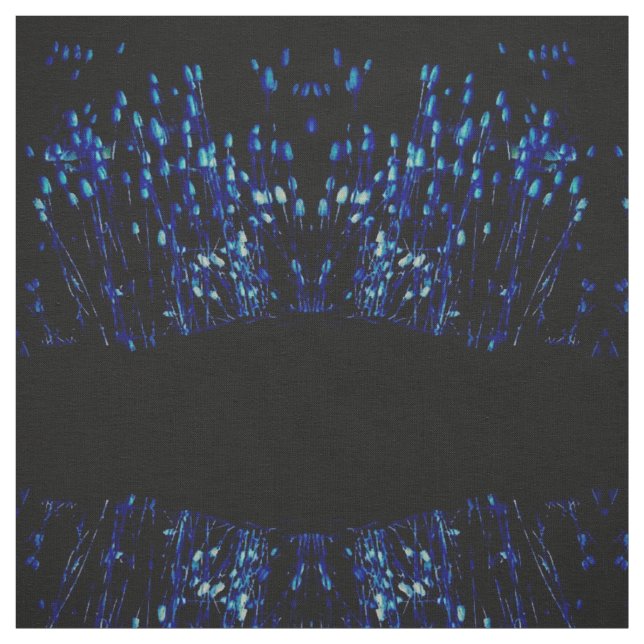 Tissu Chardon de lune bleue (Échantillon)