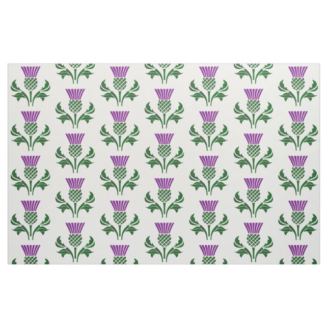 Tissu Chardon d'emblème écossais (Fat Quarter)