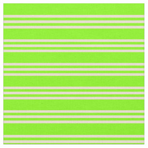 Tissu Chartreuse & Beige Lines/Stripes Motif