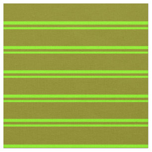 Tissu Chartreuse et Motif à rayures vertes