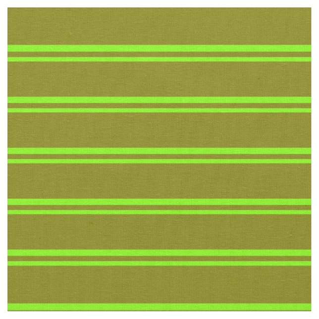 Tissu Chartreuse et Motif à rayures vertes (Fermer)