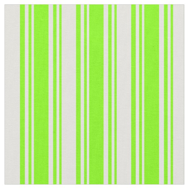 Tissu Chartreuse et rayures cyanes légères (Fermer)