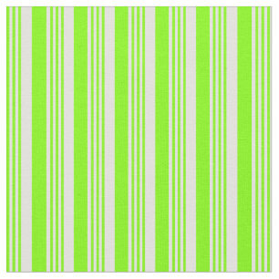 Tissu Chartreuse et rayures de couleur cyan clair