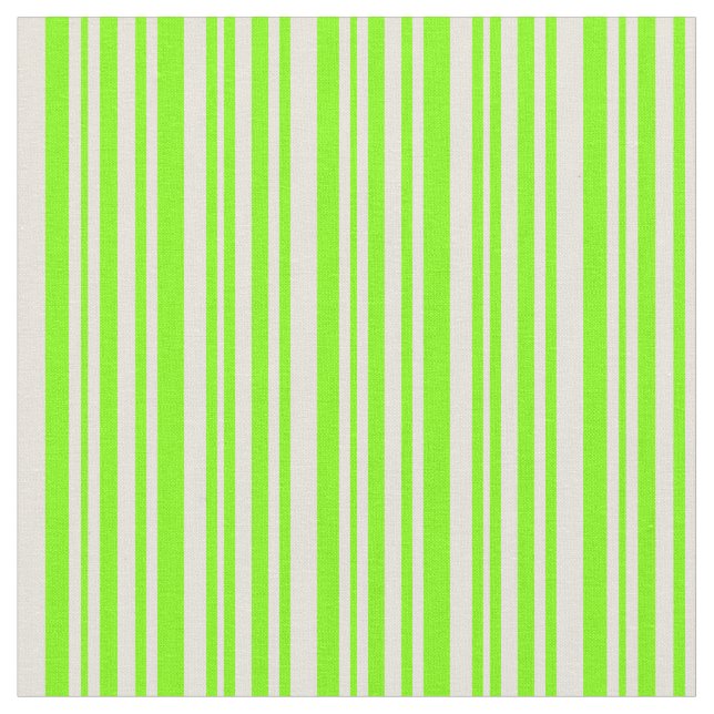 Tissu Chartreuse & Motif beige (Fermer)