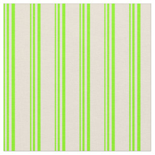 Tissu Chartreuse & Motif Bisque coloré