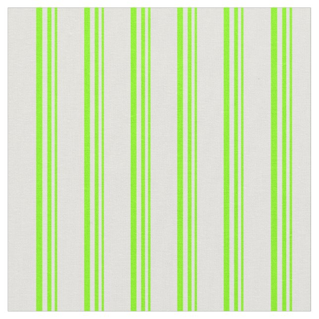 Tissu Chartreuse & Motif Cyan clair (Fermer)