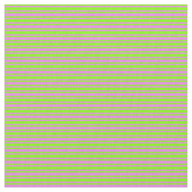 Tissu Chartreuse & Violet Coloré Motif à linge (Fermer)