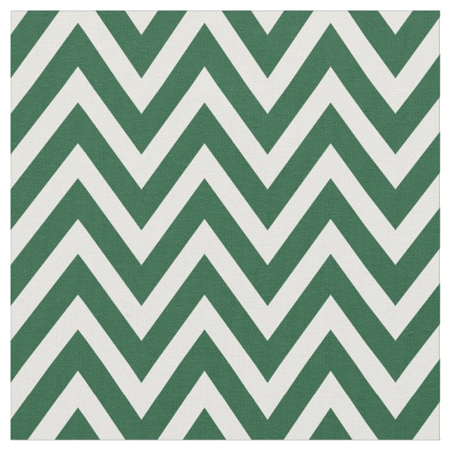 Tissu Chasseur Vert moderne Chevron Grandes (Fermer)