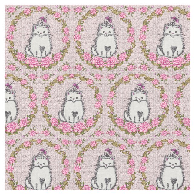 Tissu Chat bébé Kitten (Fermer)