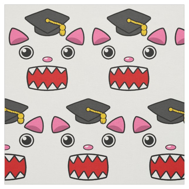 Tissu Chat de diplômes supérieurs (Échantillon)