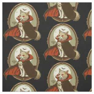 Tissu Chat d'Halloween, Comte Catula
