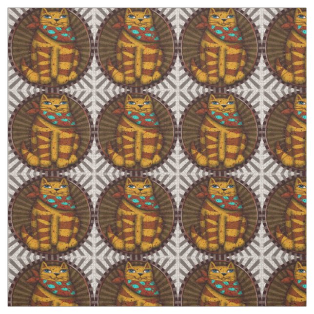 Tissu Chat du Sud-Ouest (Échantillon)