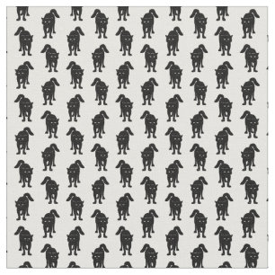 Tissu Chat noir Vintage avec COULEUR BG PERSONNALISÉE