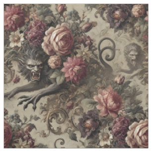 Tissu Château des Loups - Carrelage de déclaration gothi