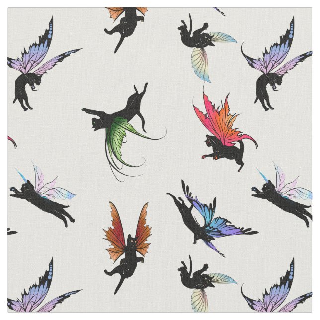 Tissu Chats cosmiques (Fermer)