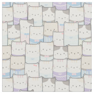 Tissu Chats mignons