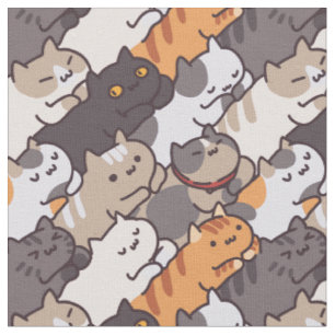 Tissu Chats mignons