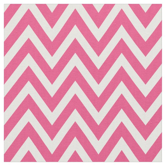 Tissu Chaud rose moderne rayures Chevron (Fermer)