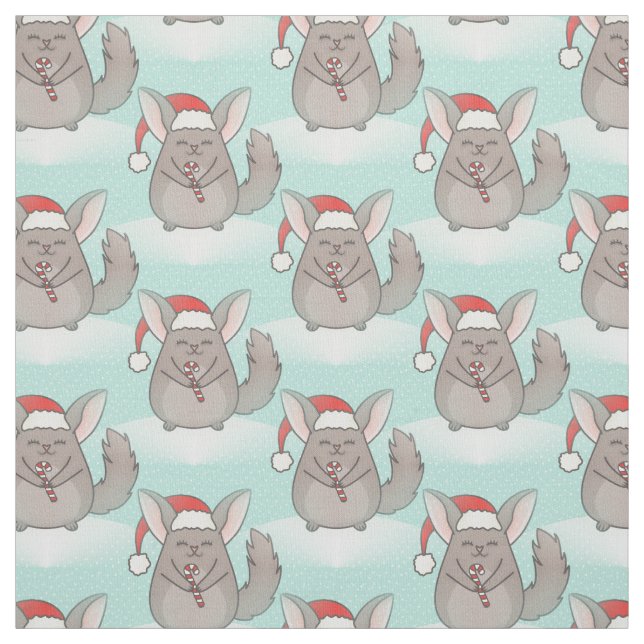 Tissu chaudières de noël xmas (Échantillon)