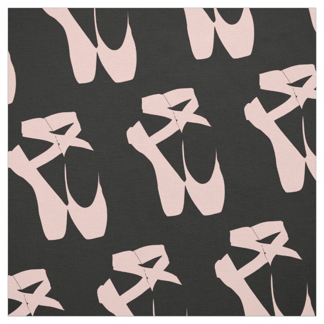 Tissu Chaussure de ballet rose danseur de ballet (Échantillon)