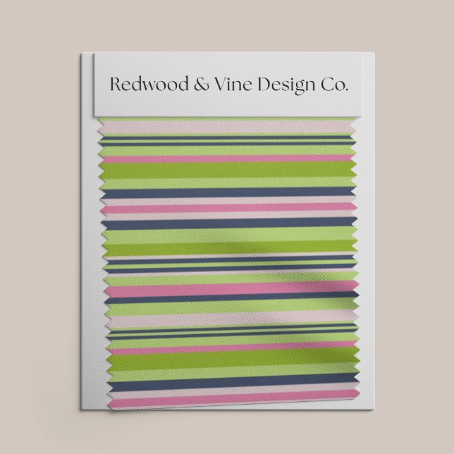 Tissu Chaux de Preppy Green, rose et marine (Créateur téléchargé)