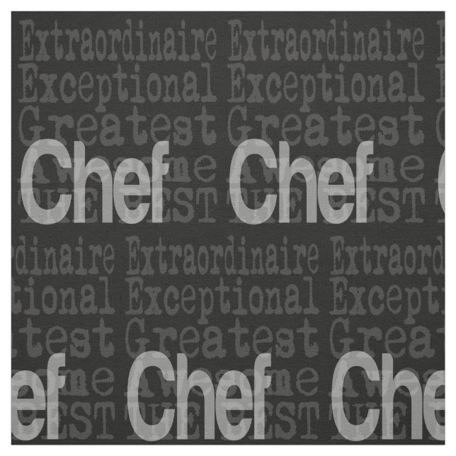 Tissu Chef Extraordinaire (Échantillon)