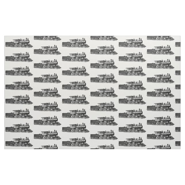 Tissu Chemin de fer Locomotive (Fat Quarter)