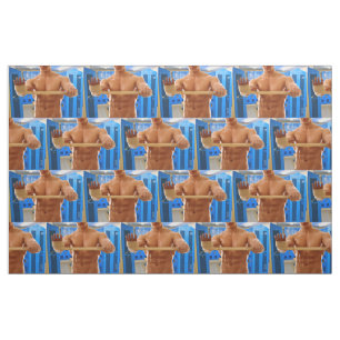 Tissu ChemiseSlipperyJoe homme musclé torse nu abdos poi