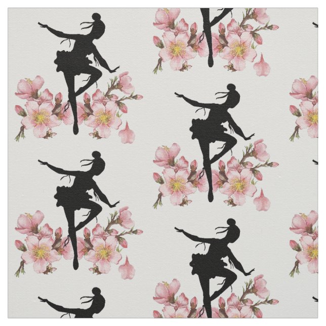 Tissu Cherry Blossom Dancer (Échantillon)
