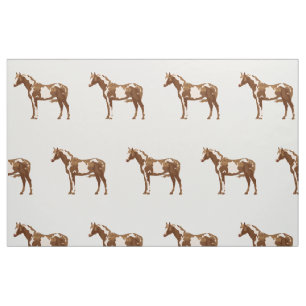 Tissu Cheval Appaloosa Équitation Aquarelle Animal