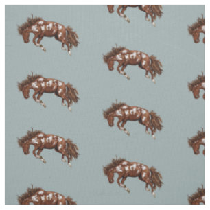 Tissu Cheval de peinture à bouchon