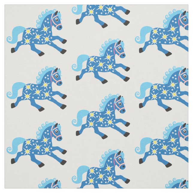 Tissu cheval décoratif (Échantillon)