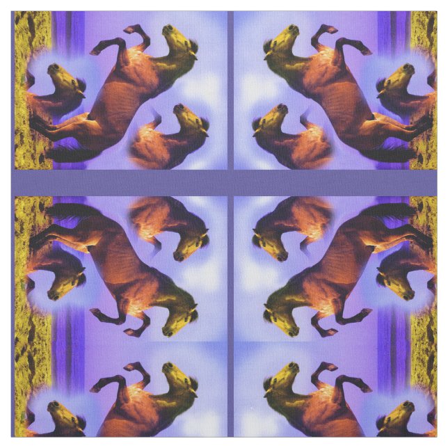 Tissu Cheval fou (Échantillon)