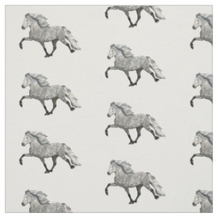 Tissu Cheval islandais charismatique