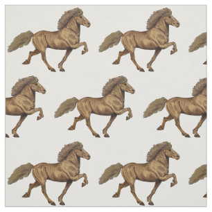Tissu cheval islandais des années 1930