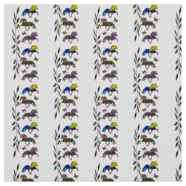 Tissu Cheval islandais sauvage (Échantillon)