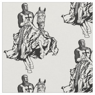 Tissu Chevalier des Templiers