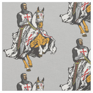 Tissu Chevalier des Templiers